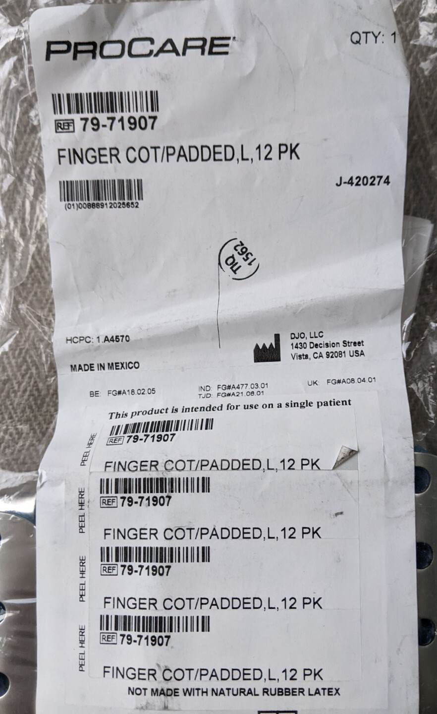 Finger Splint 12 Count  By ProCare