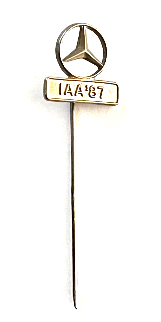 Mercedes Benz Star Logo IAA '87 Pin (H30)