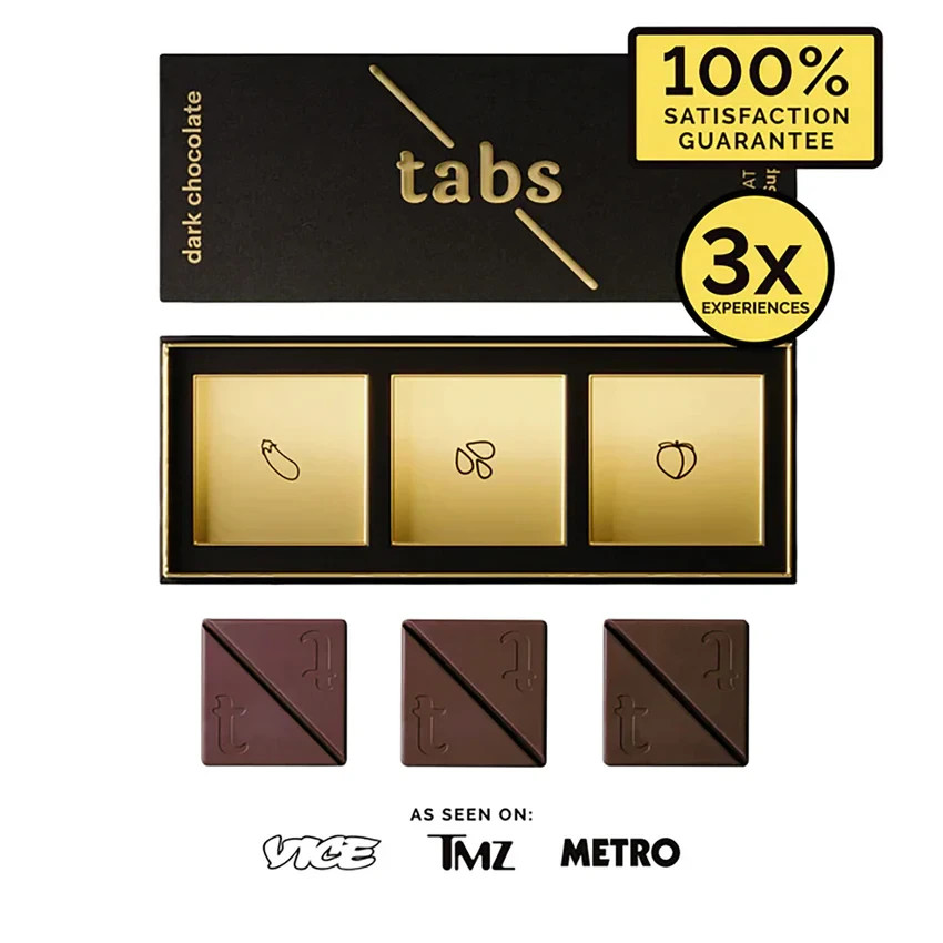 TABS Dark Chocolate - Libido Supplement, Natural Ingredients, Sexual Enhancement