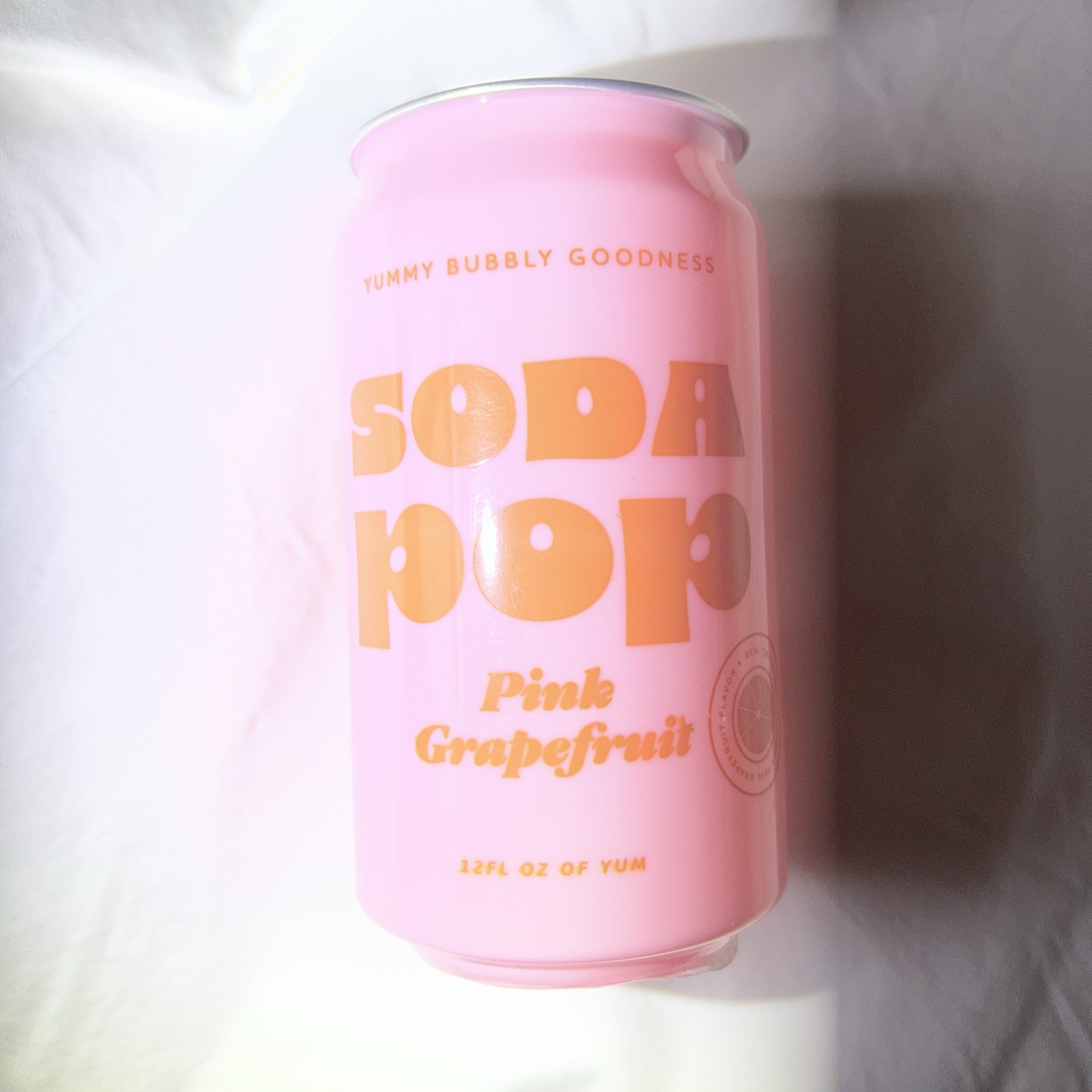 Secret Storage Soda Can Safe Hidden Compartment Travel Stash pink grapefruit