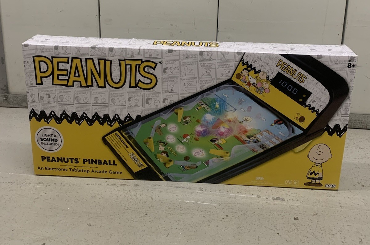 Peanuts Pinball Electronic Tabletop Arcade Game - Factory Sealed in Original Box