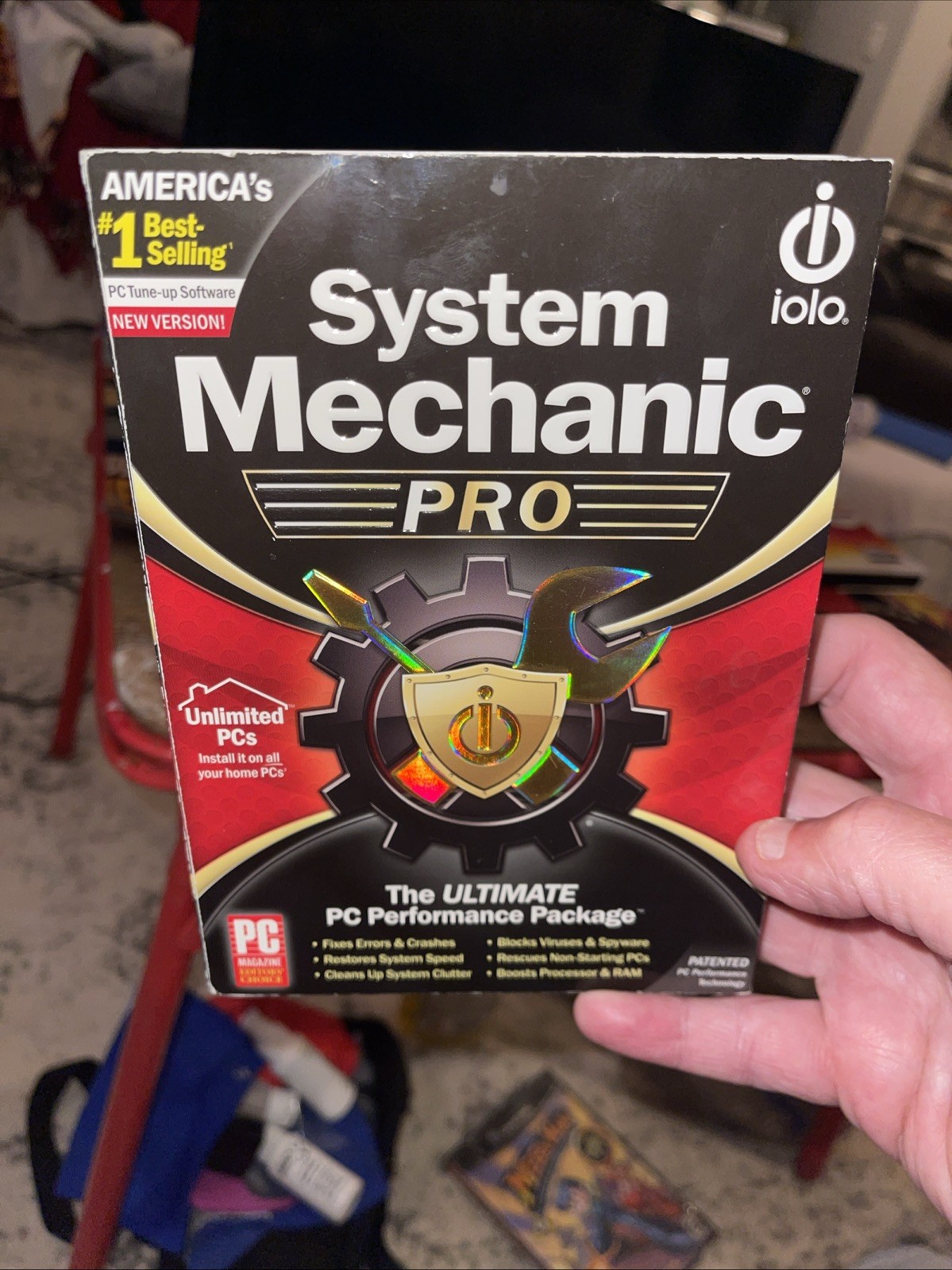 iolo IOL900800F016 System Mechanic Pro (PC) Untested Free Shipping