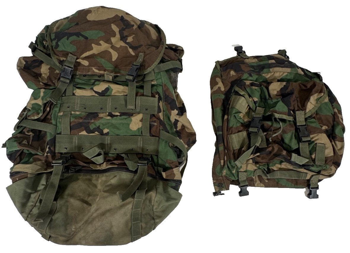 US Military CFP-90 Large Internal Frame Field & Patrol Pack Backpack Woodland