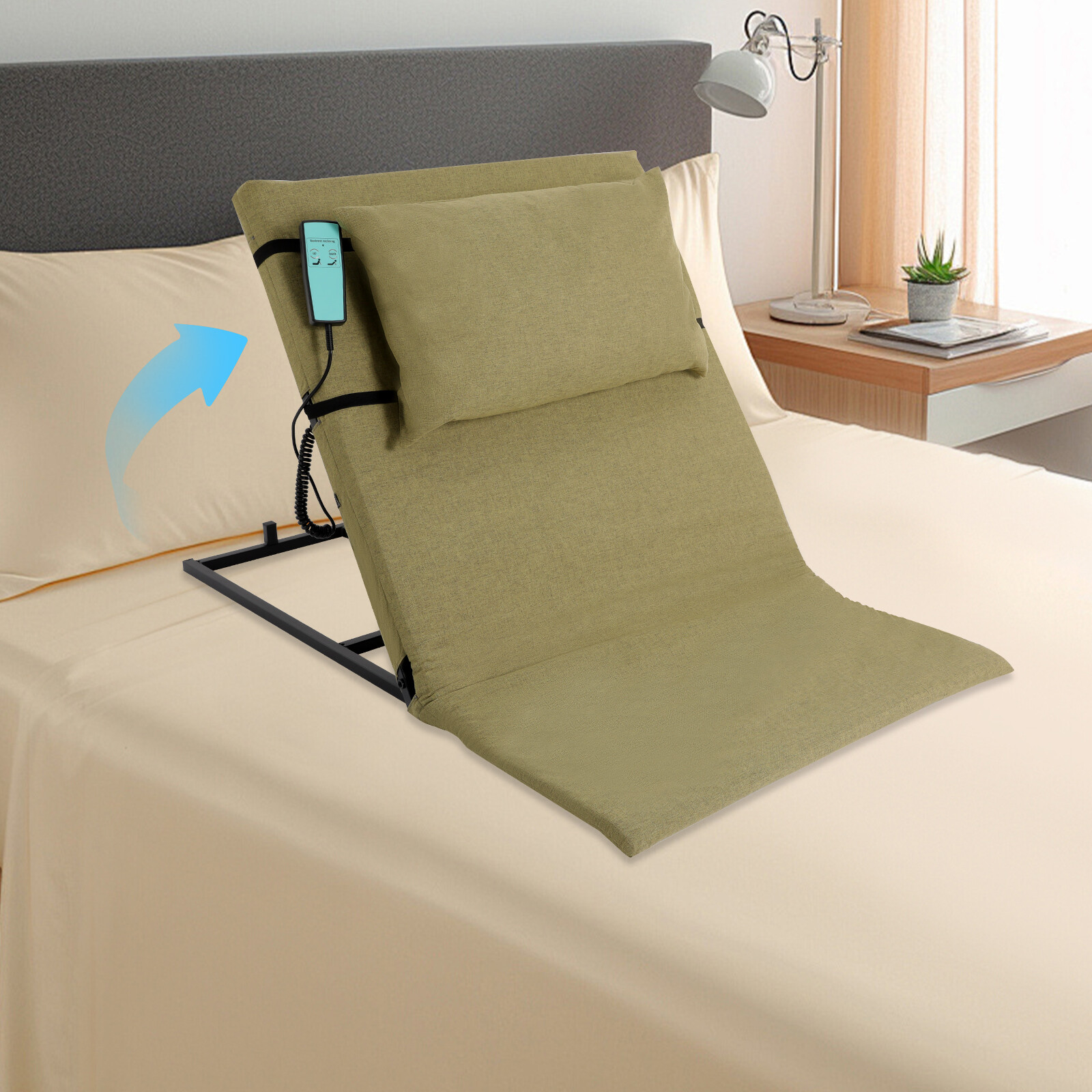 Electric Assisted Wake-up Device Electric Lifting Mattress Bed Backrest Modern