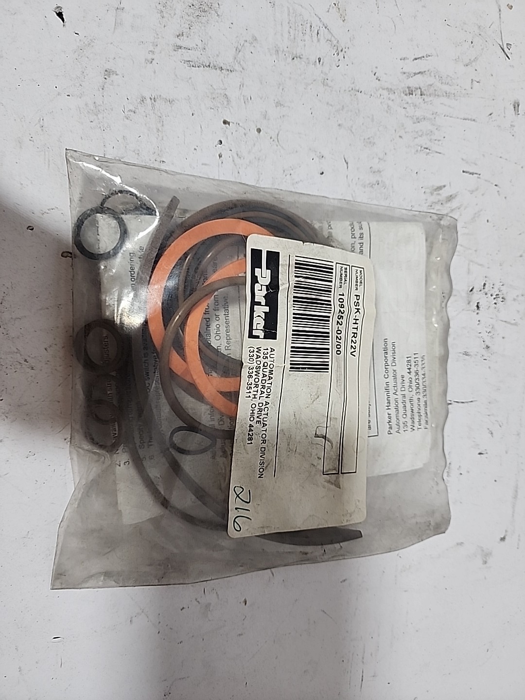 Parker PSK-HTR22V Seal Kit
