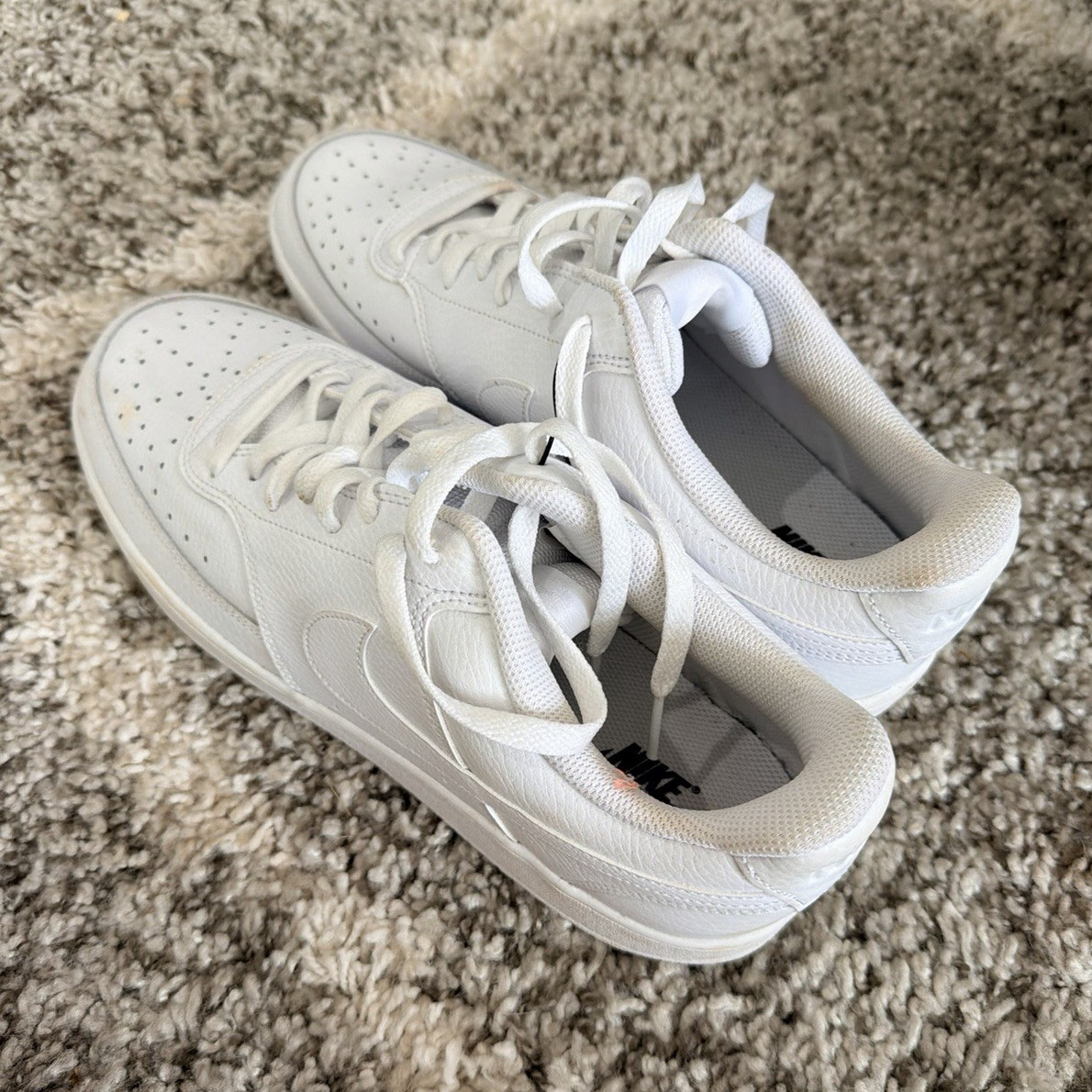 Nike Air Force 1 '07 Men’s White Low Top Lace-Up Solid Sneakers