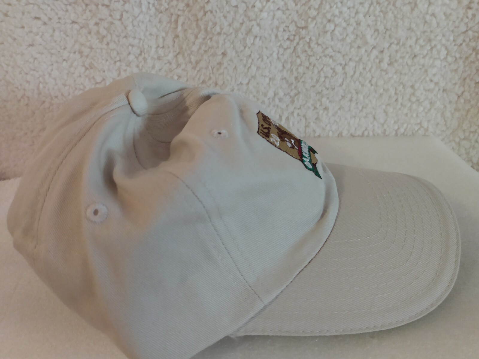 US Open 2007 Oakmont Golf Hat - USGA Member Strapback Cap Tan NOS