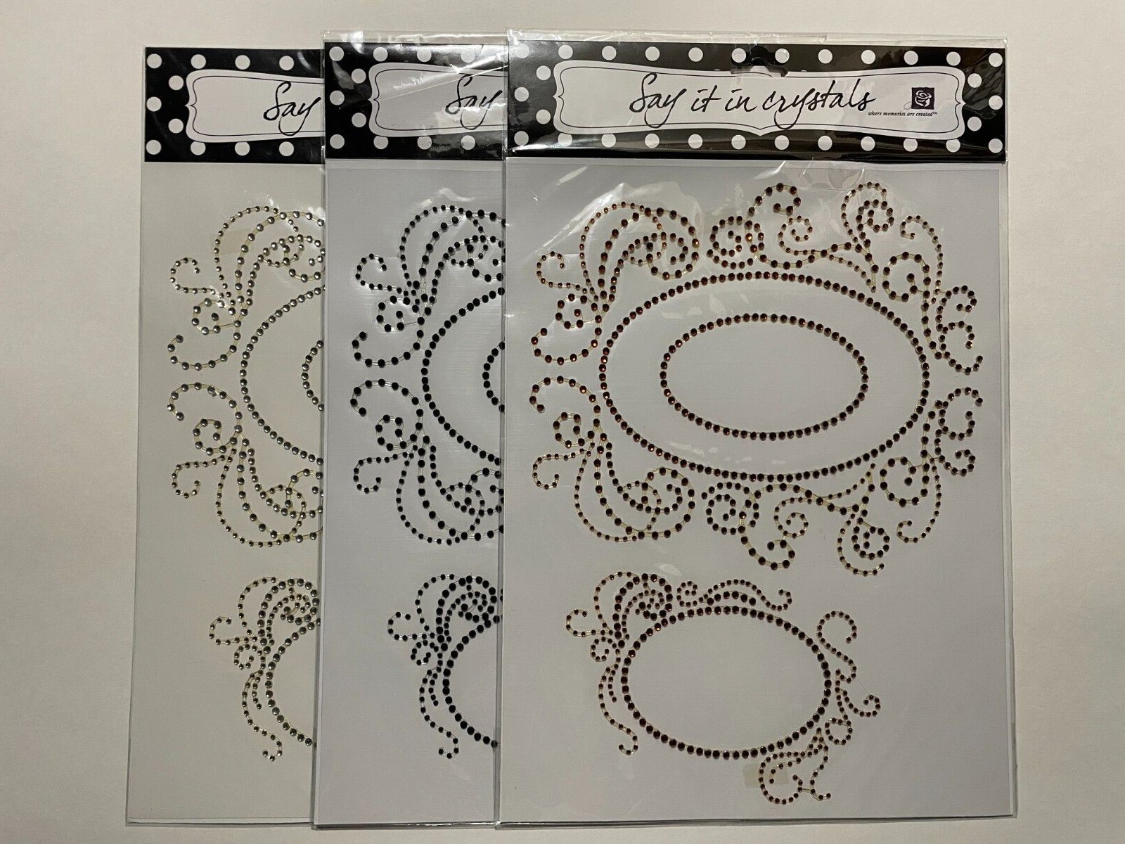 PRIMA "SAY IT WITH CRYSTALS" ASSORTED FRAMES AND COLORS