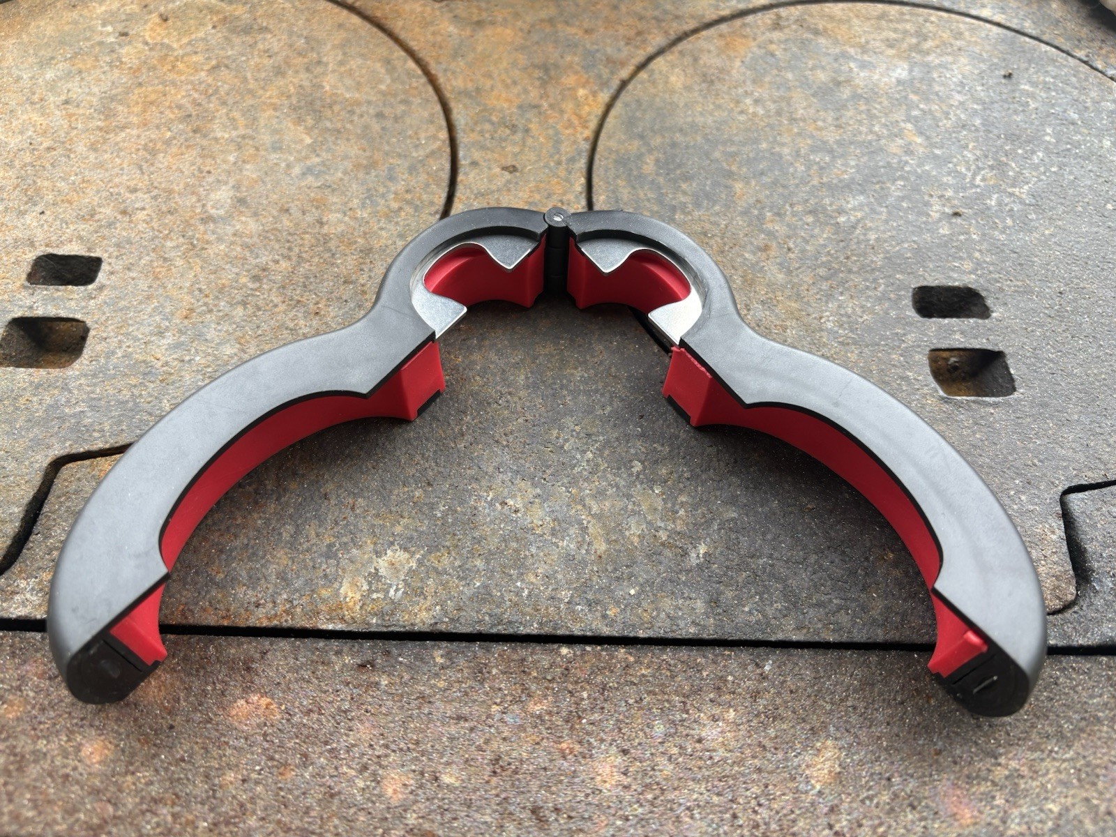 2 Jar Opener Bottle Openers 6in1 Red & Black