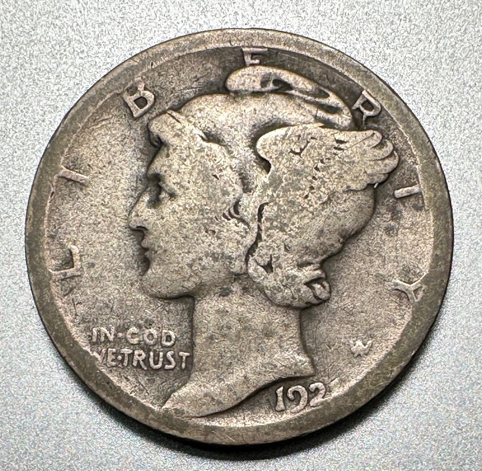1921-D   MERCURY DIME   AFFORDABLE KEY DATE  #2680