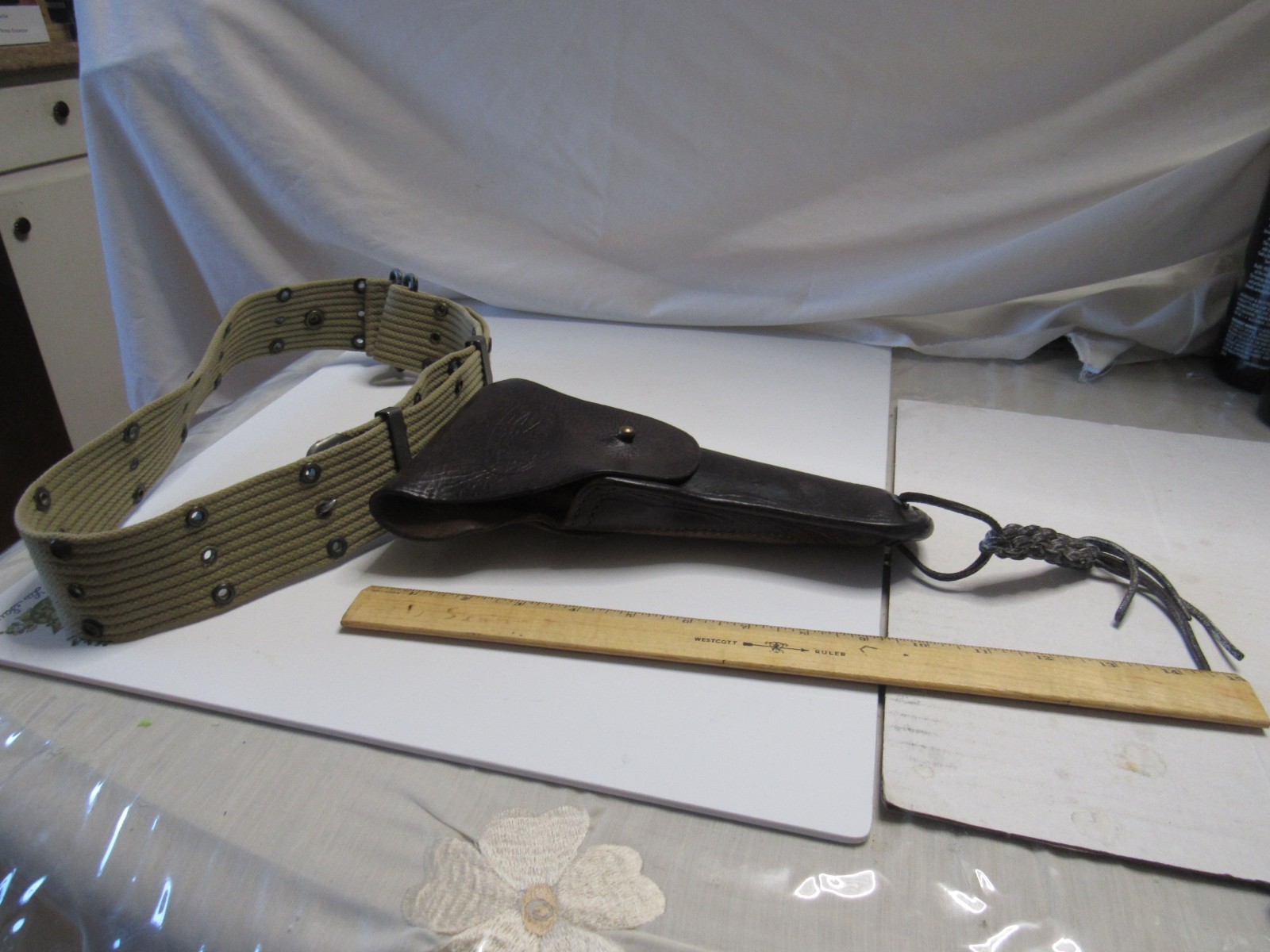VTG US Military Gun Hollister & Belt