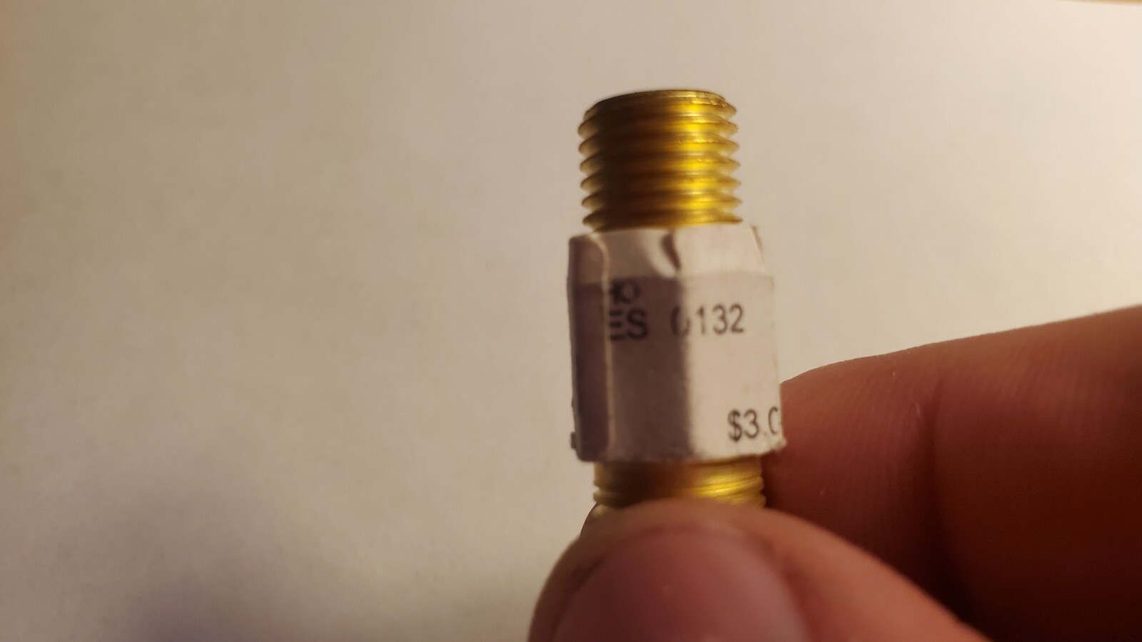 WESTERN Welding ADAPTOR # 132 MALE TO MALE ADAPTOR 1/8 NPT TO A SIZE OXYGEN