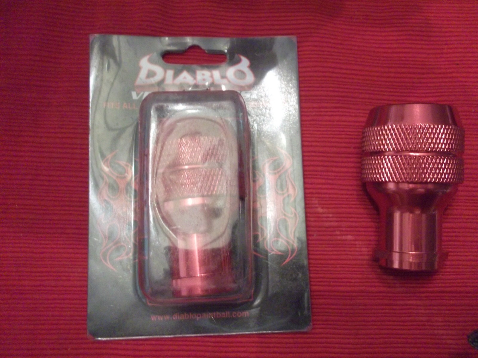 Spyder TAB type Diablo feedneck. RED