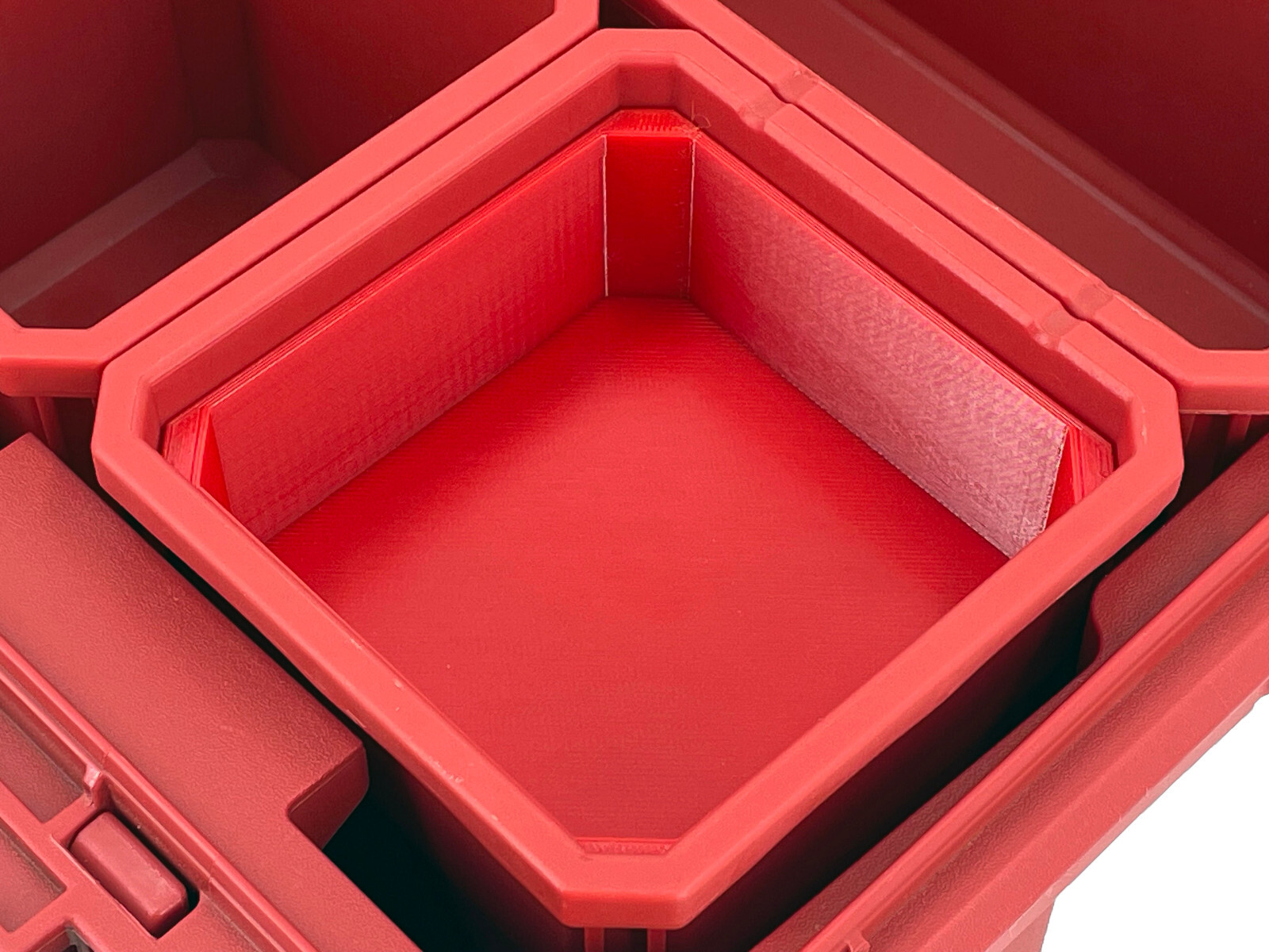 Milwaukee Packout Organizer Compatible Square Nesting Bin Top and Bottom Set