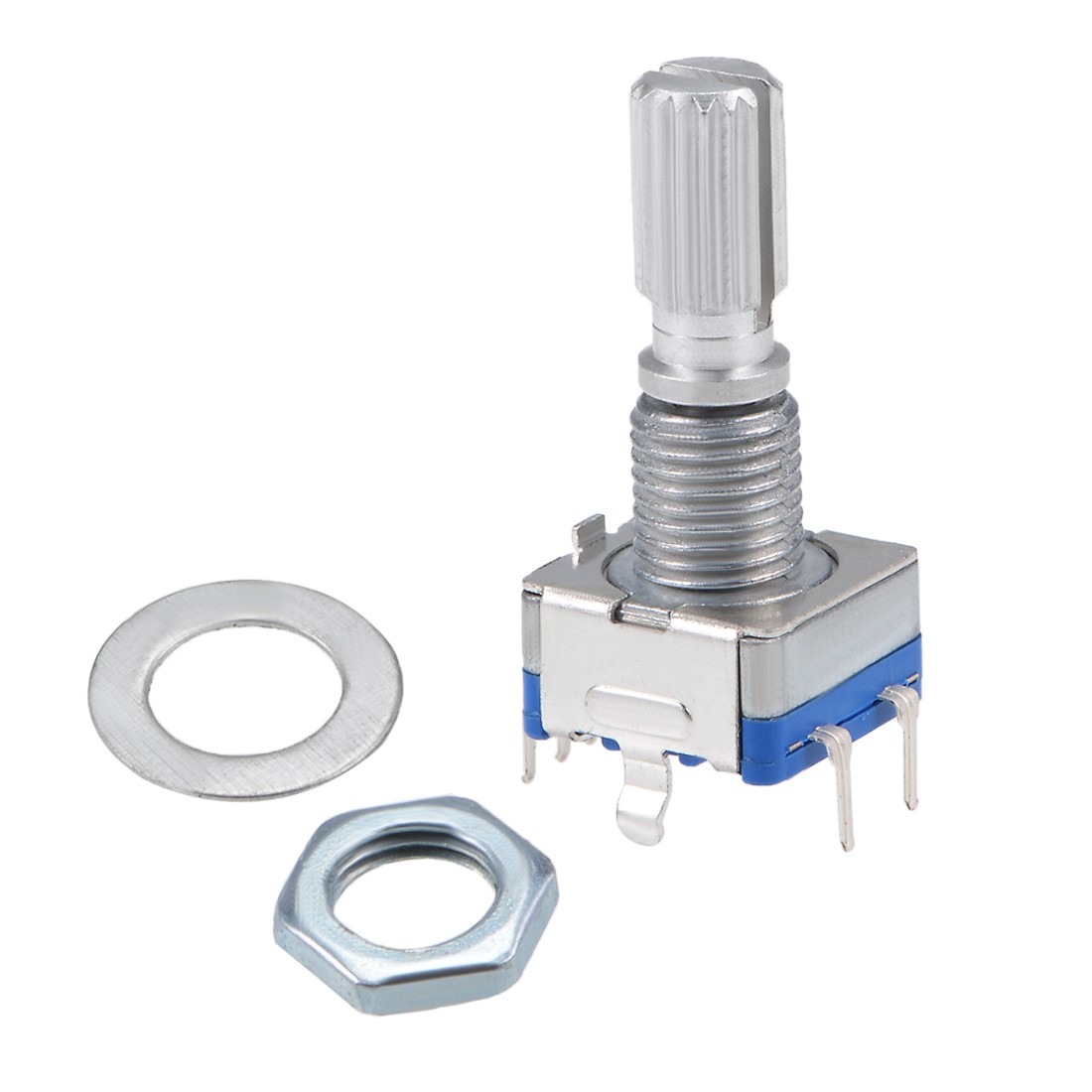 360 Degree Rotary Encoder Code Switch Potentiometer EC11 7 Pins 20mm 2pcs