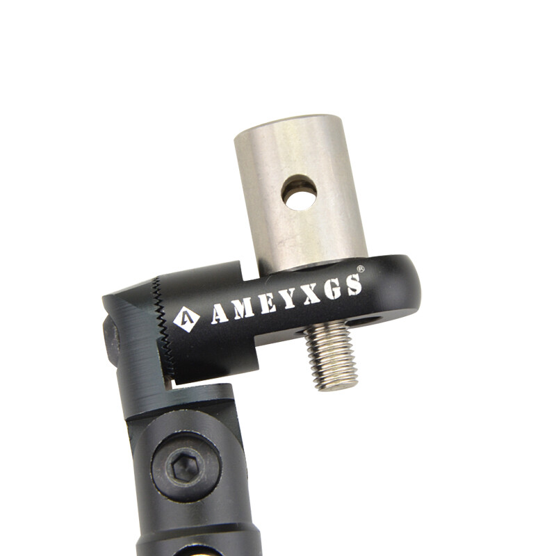 Archery Single Side V Bar Bow Balance Rod Stabilizer Quick Disconnect Mount DIY