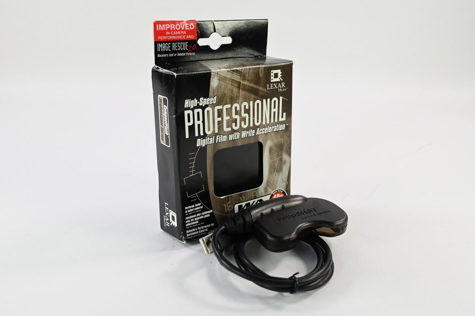 JumpShot Lexar Media Memory Card Reader Image Rescue 2.0 #G803