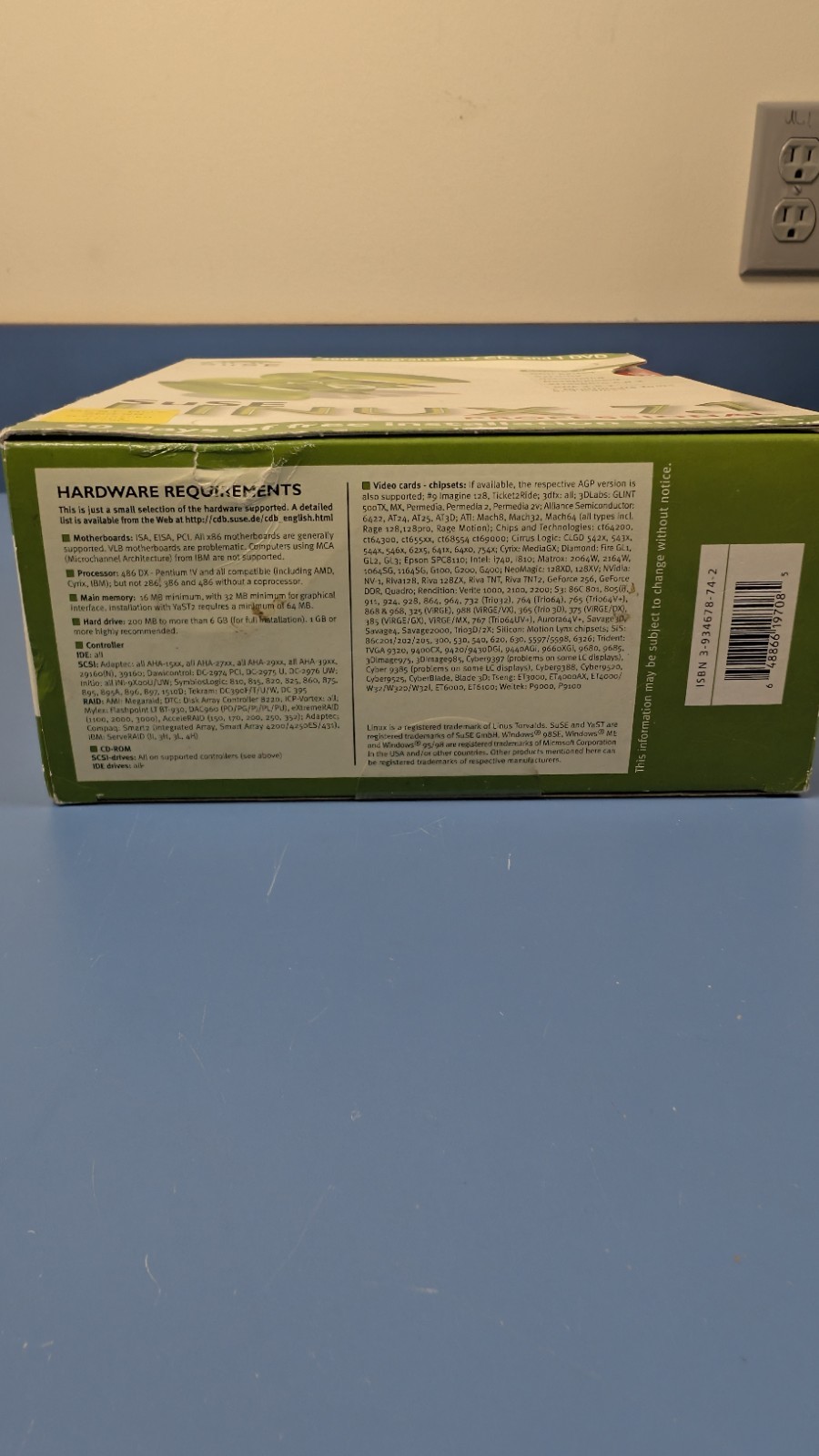 Suse Linux 7.1 Professional (CD-ROM, 2001) Big Box Vintage Software