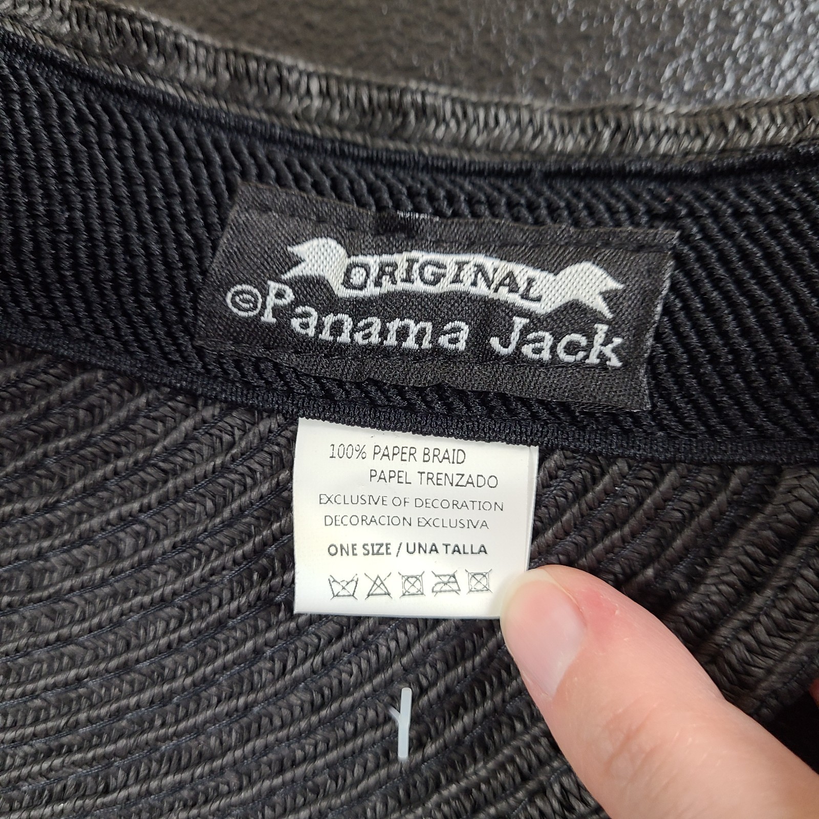 Panama Jack Straw Sun Visor 4.75" Peak NWT