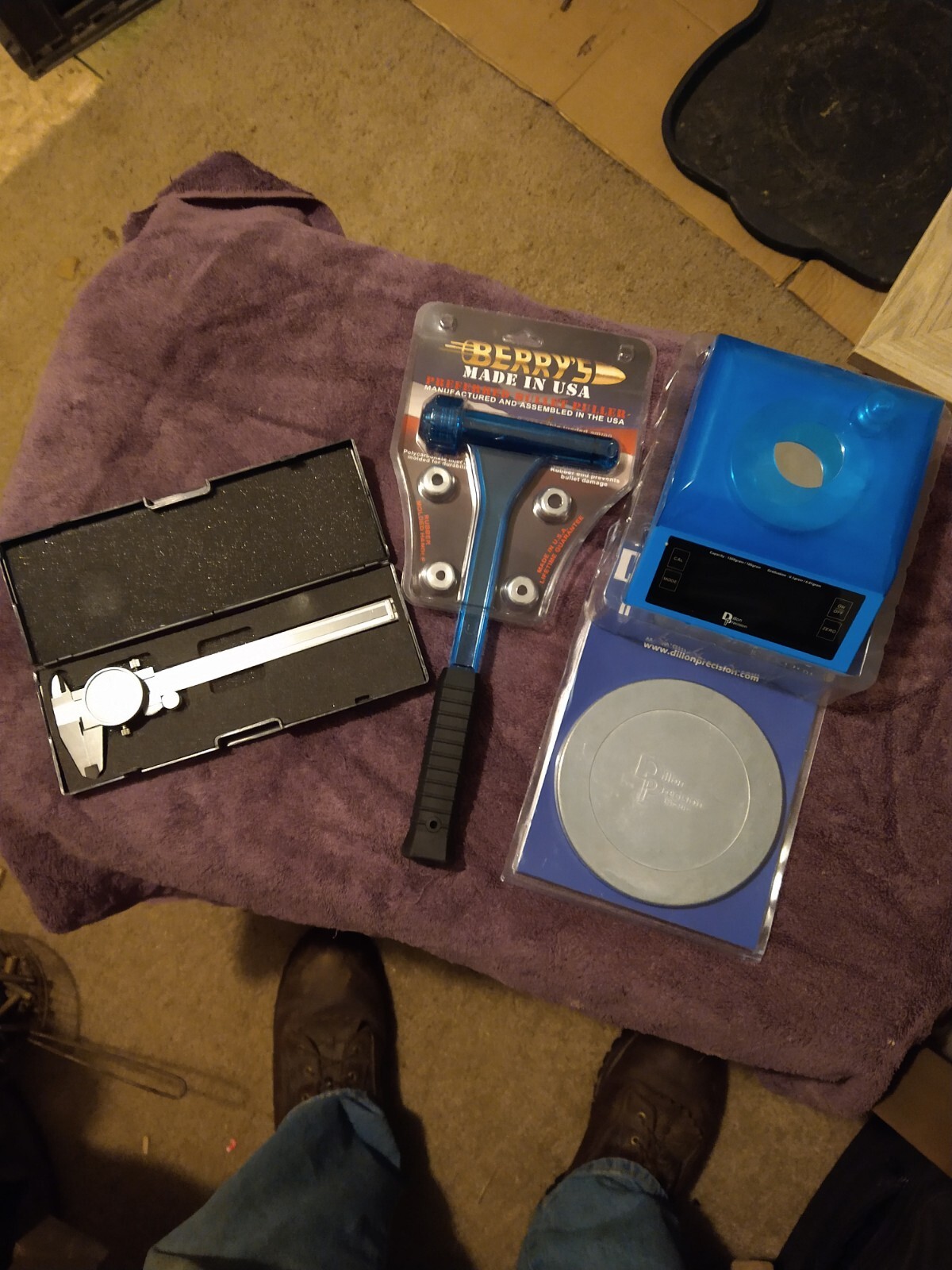 Dillon D- Terminator Scale, Primer Flip Tray, 6" Dial Caliper, Kinetic Bullet...