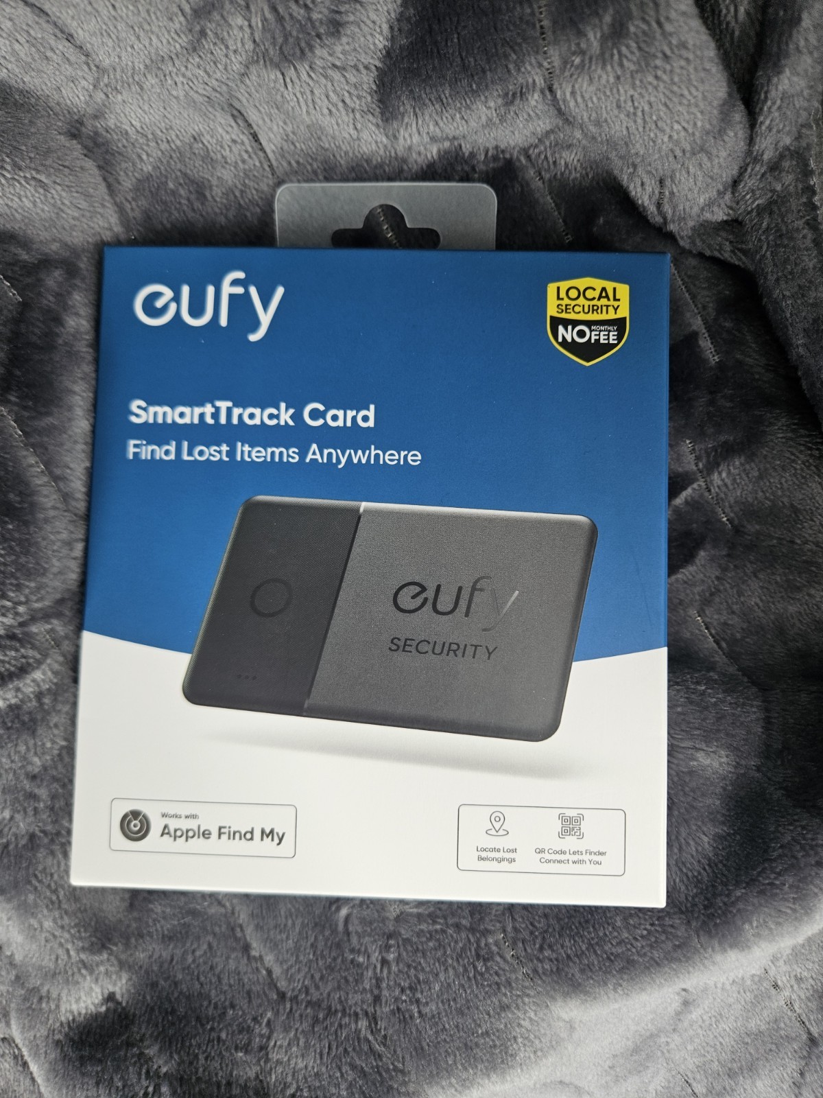 Eufy SmartTrack Card, Works with Apple Find My, Wallet Tracker, New Factory Seal