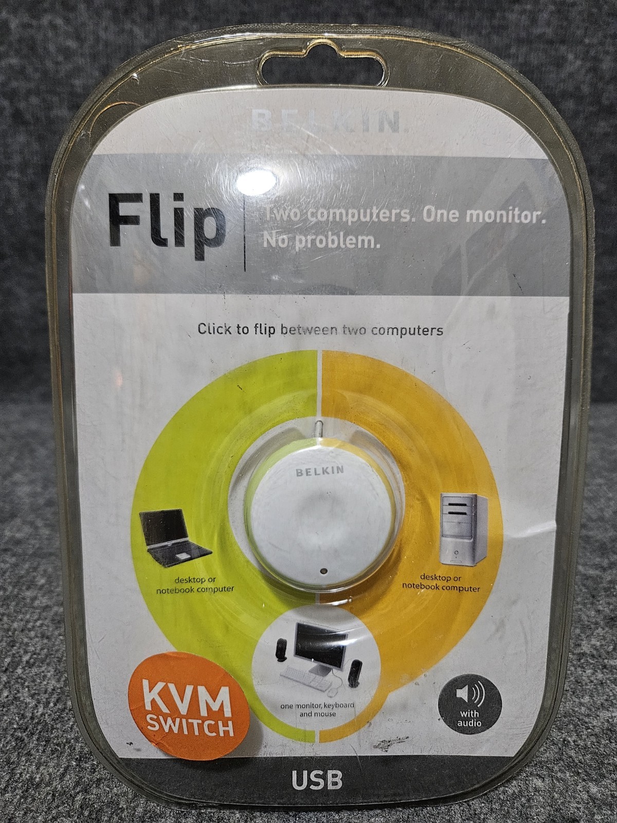Belkin Flip KVM Switch USB