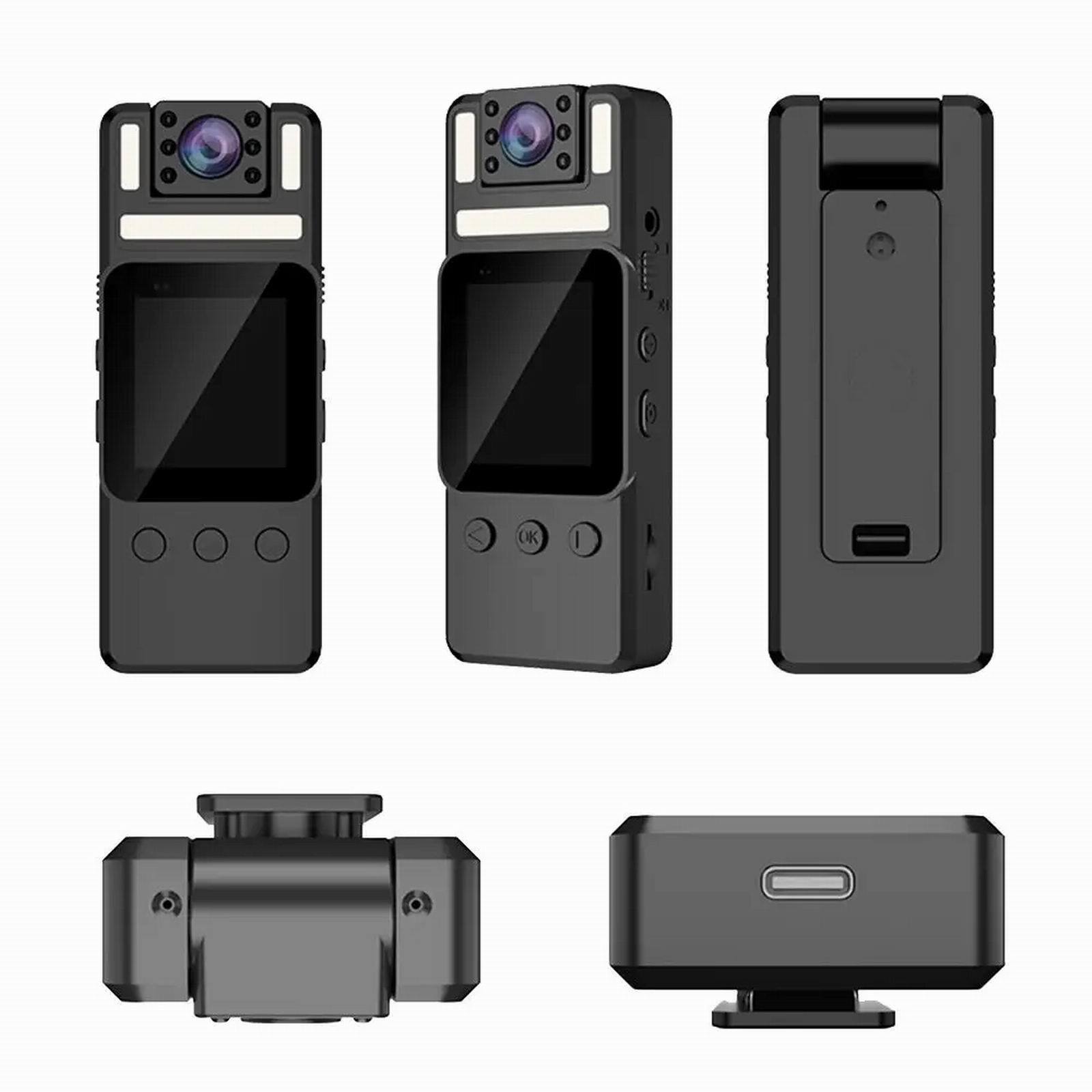 4K Video Camera Compact Surveillance Camera Law Enforcement Body