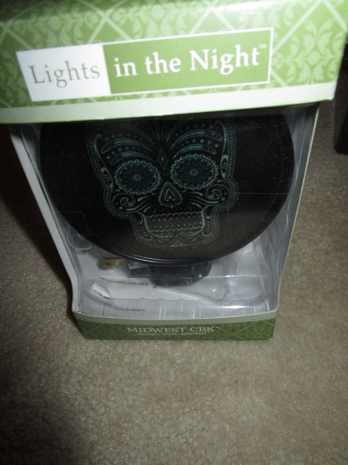 NEW LIGHTS IN THE NIGHT MIDWEST SKULL NIGHT LIGHT