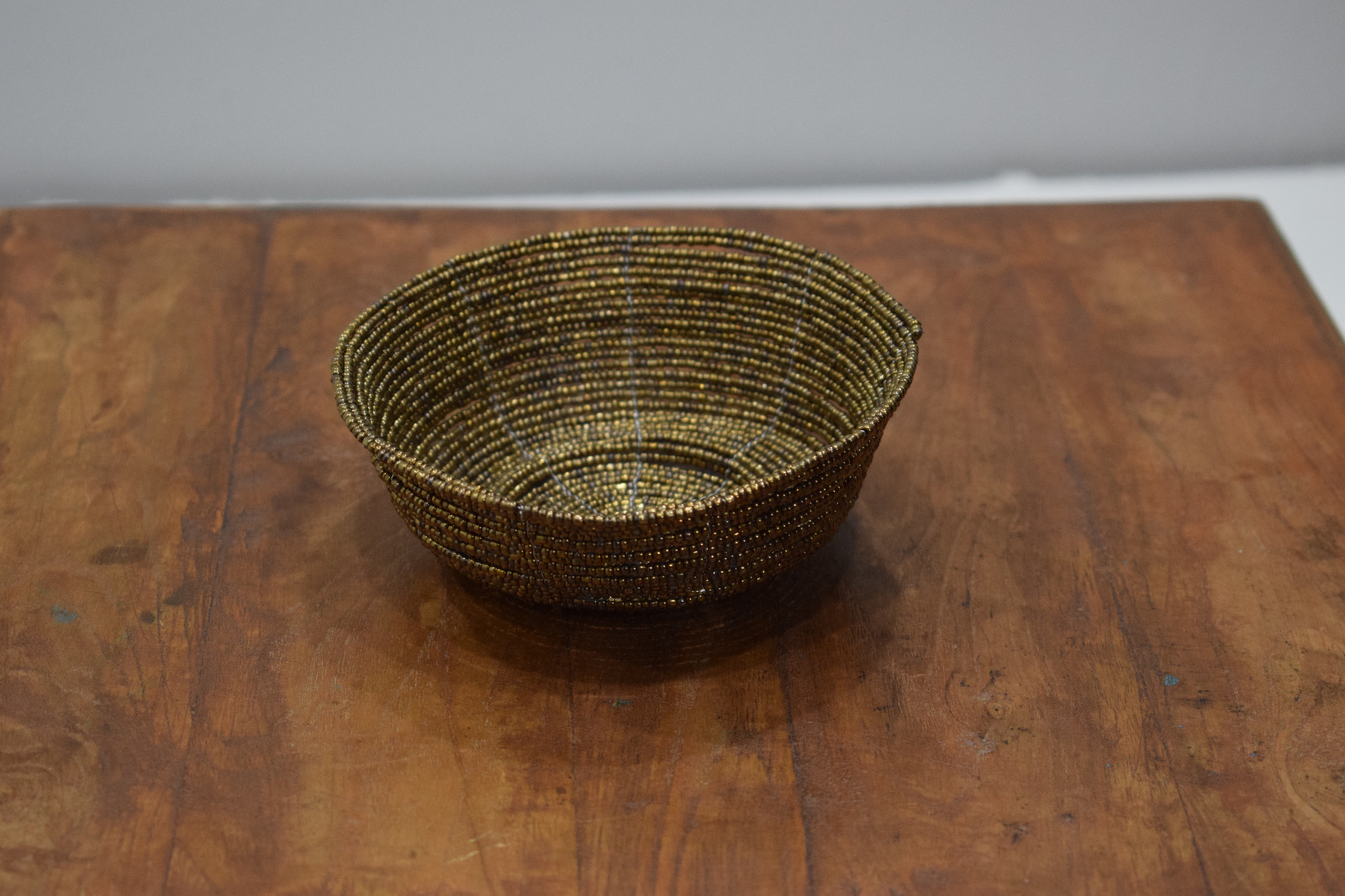 Baskets Indonesian Assorted Round Wire Beaded Baskets