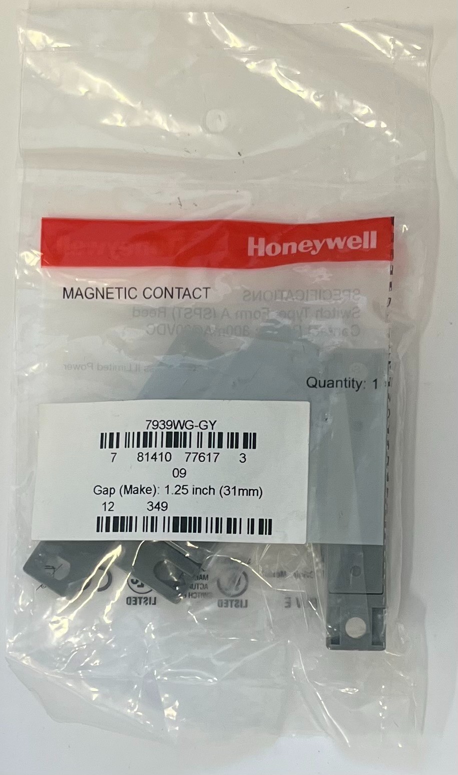 Honeywell Magnetic Contact 7939WG-GY