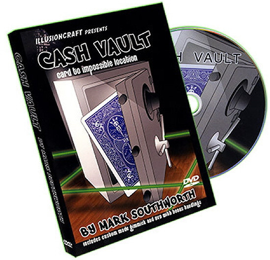 CASH VAULT - NEW DVD & GIMMICK- MARK SOUTHWORTH - CARD MAGIC