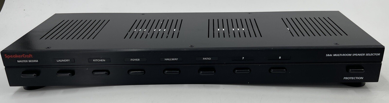 Speakercraft S8Dc 8 Zone Multi-Room Speaker Selector Switch Unit Black
