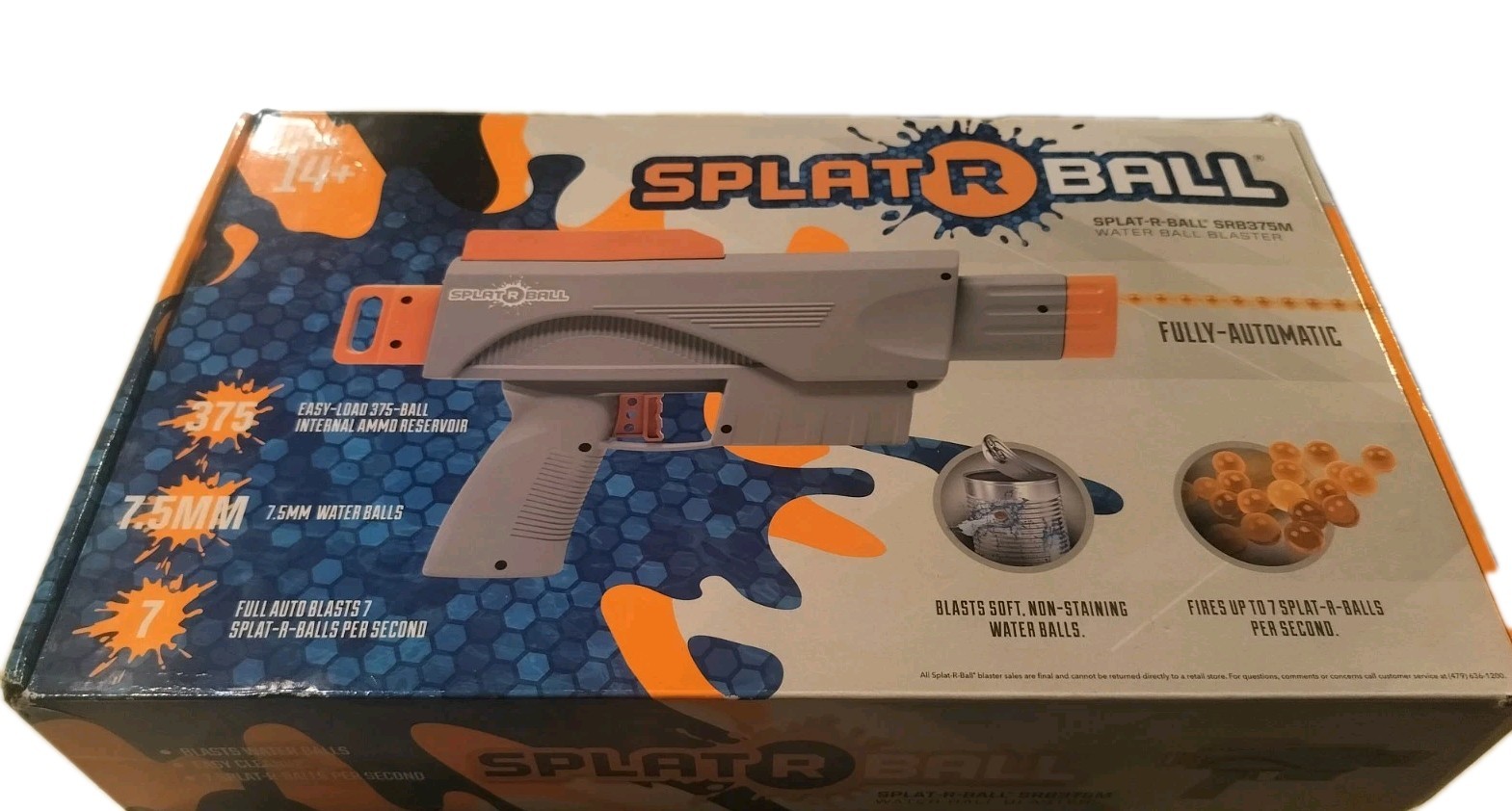 Daisy Splat-r-ball Toy Gun with New Battery and charger  , 3 bags of ammo EUC
