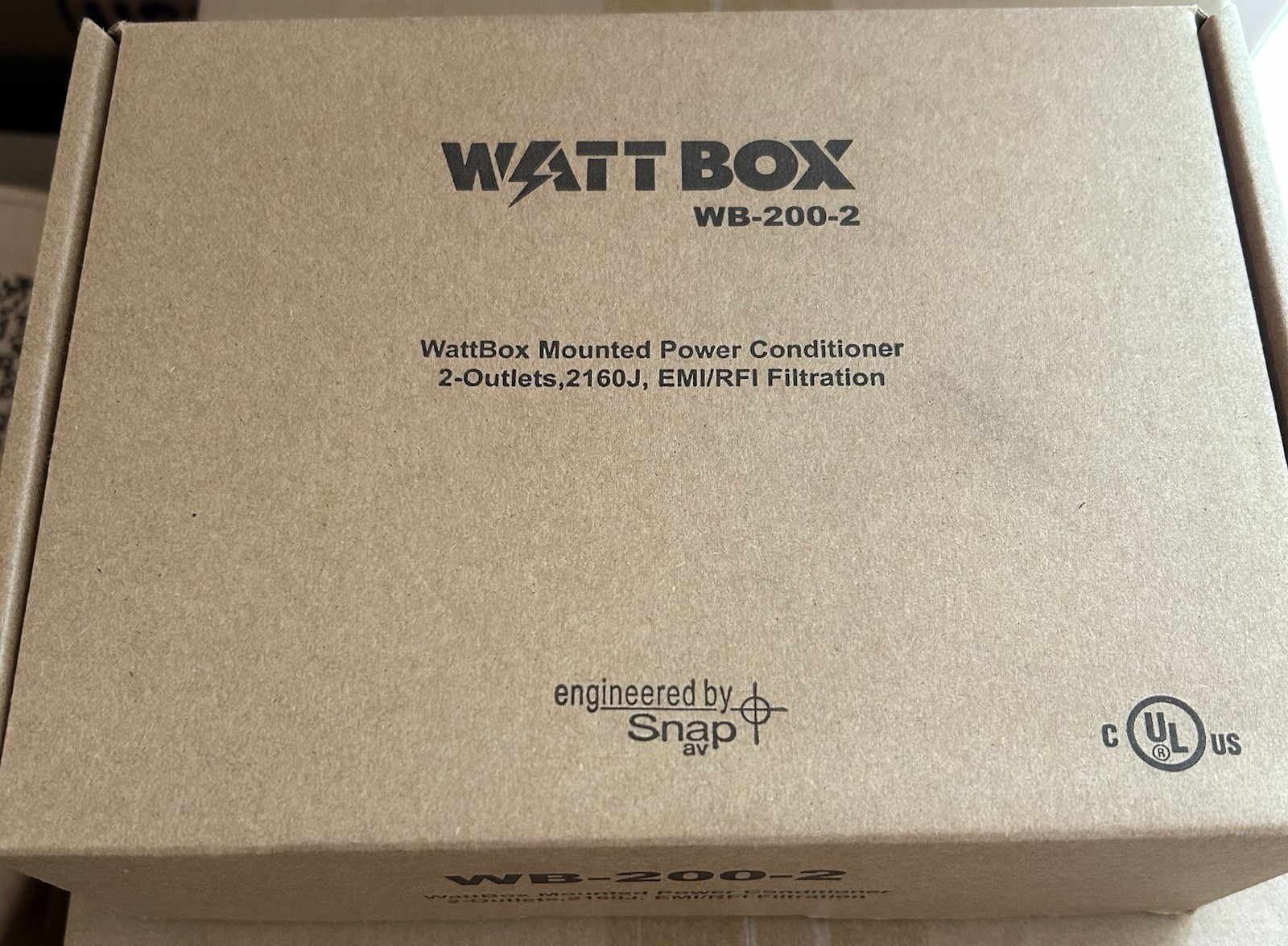 Watt Box WB-200-2 Power Conditioner 2 Outlet