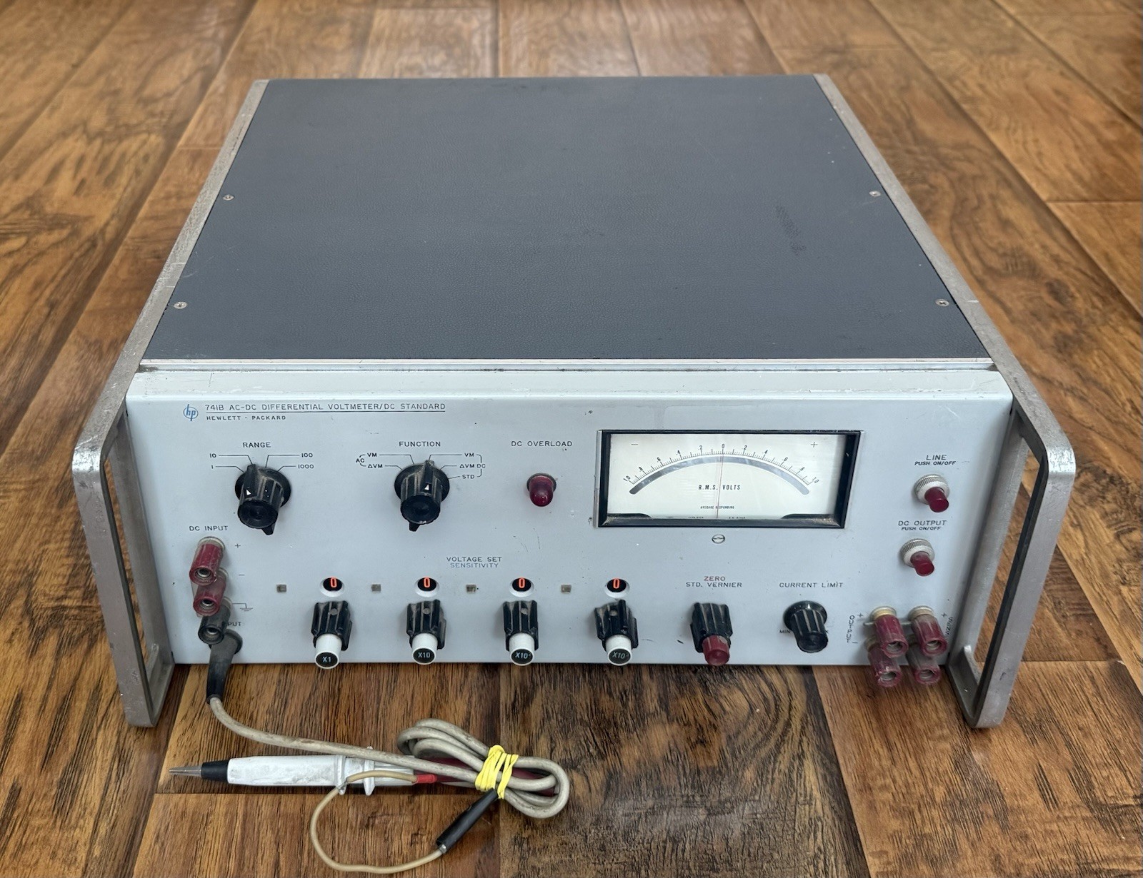 Parts/Repair Only — Untested — Hewlett-Packard HP 741B Differential Voltmeter