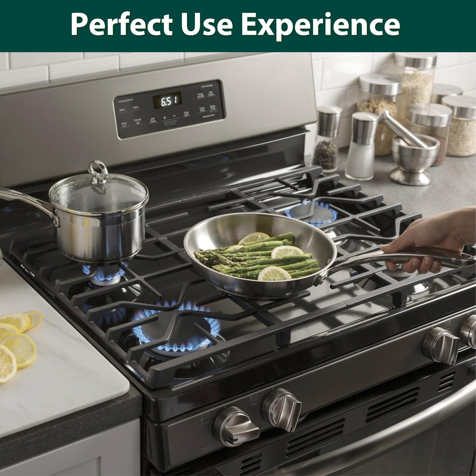 GE Range Stove Knobs Replacement - 5 Pack for Adora & JGB Models