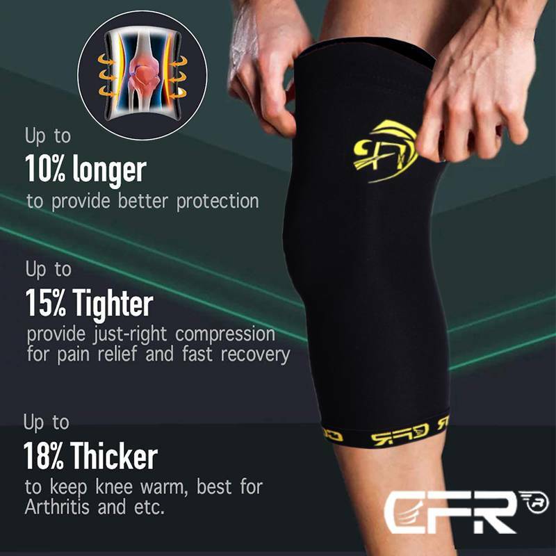 Copper Arthritis Knee Support Compression Sleeve Brace Sport Joint Pain Relief
