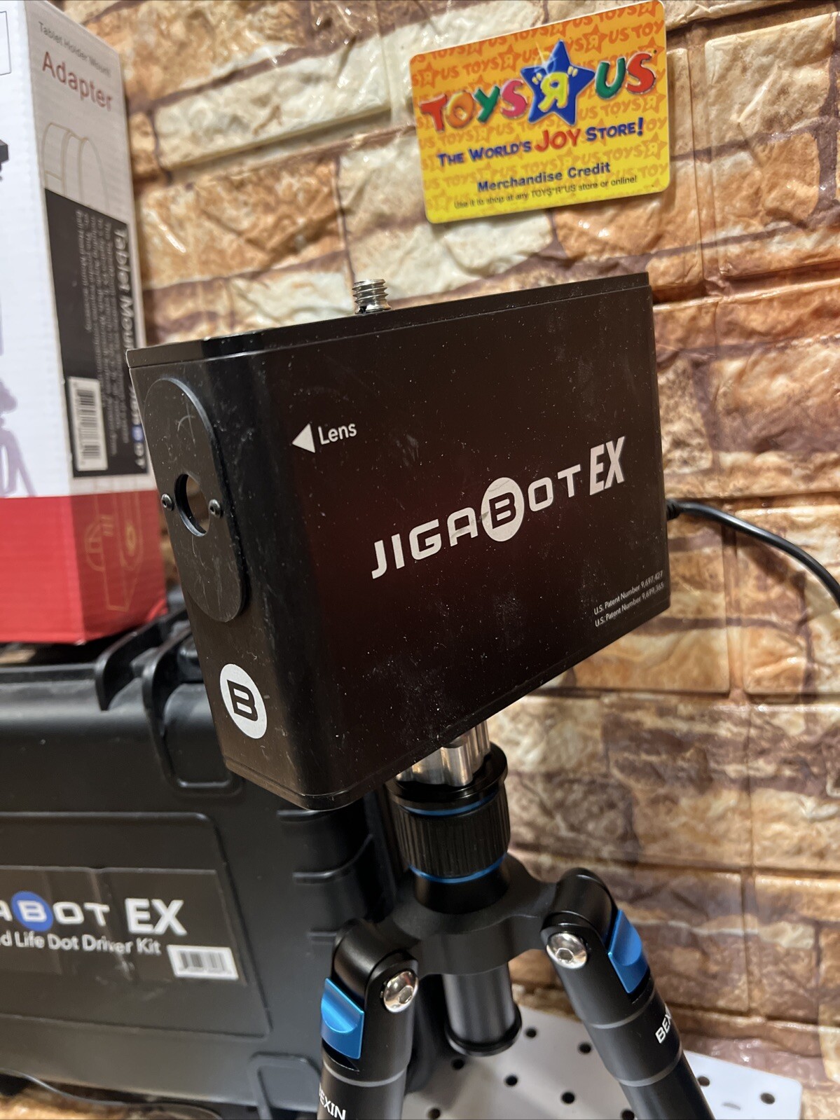 Jigabot EX - auto tracking camera robot with Dual DOT driver and DOTs w/Extras