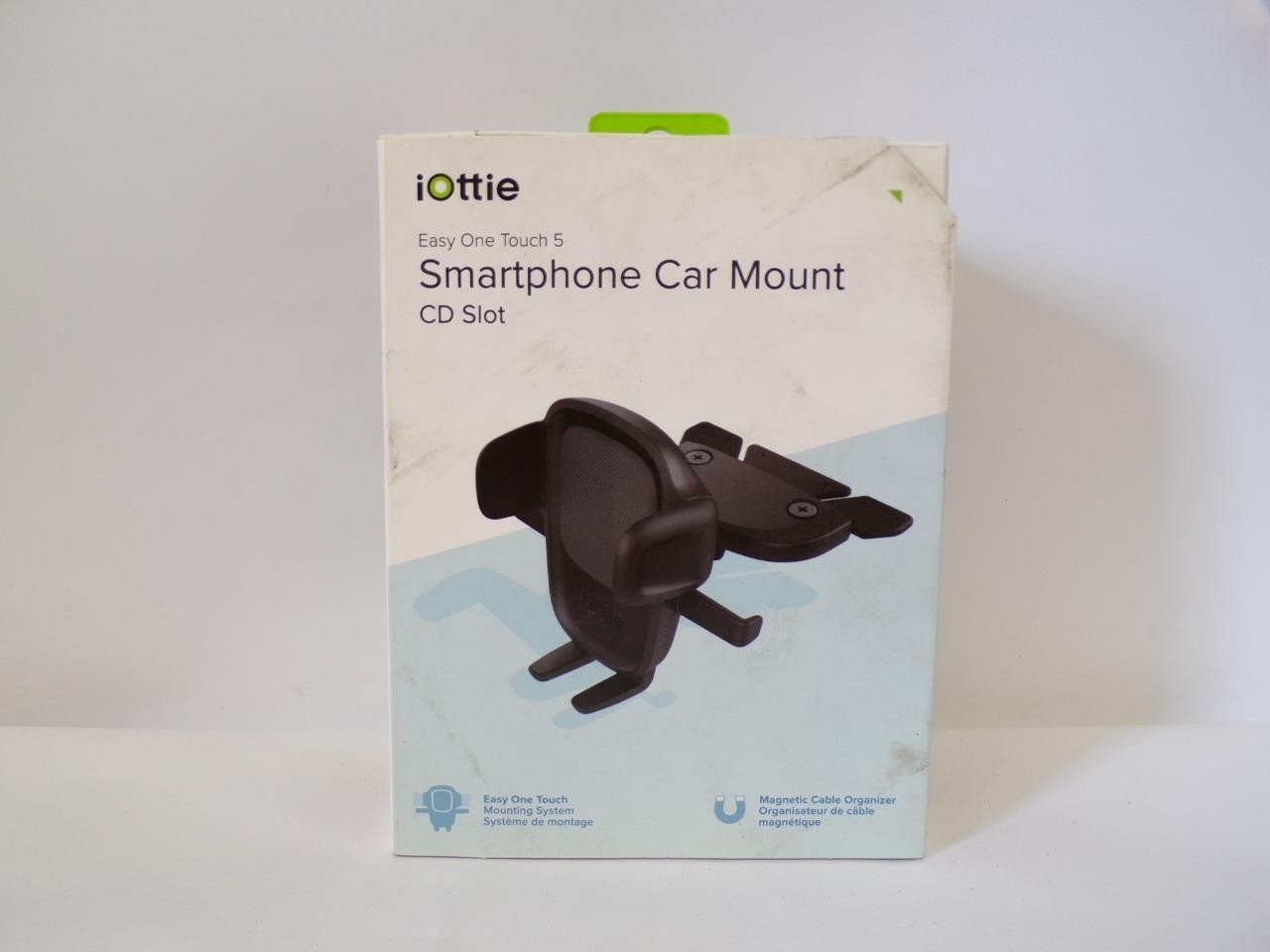 iottie Easy One Touch 5 CD Slot Car Mount Phone Holder Adjustable Cradle (V5238)