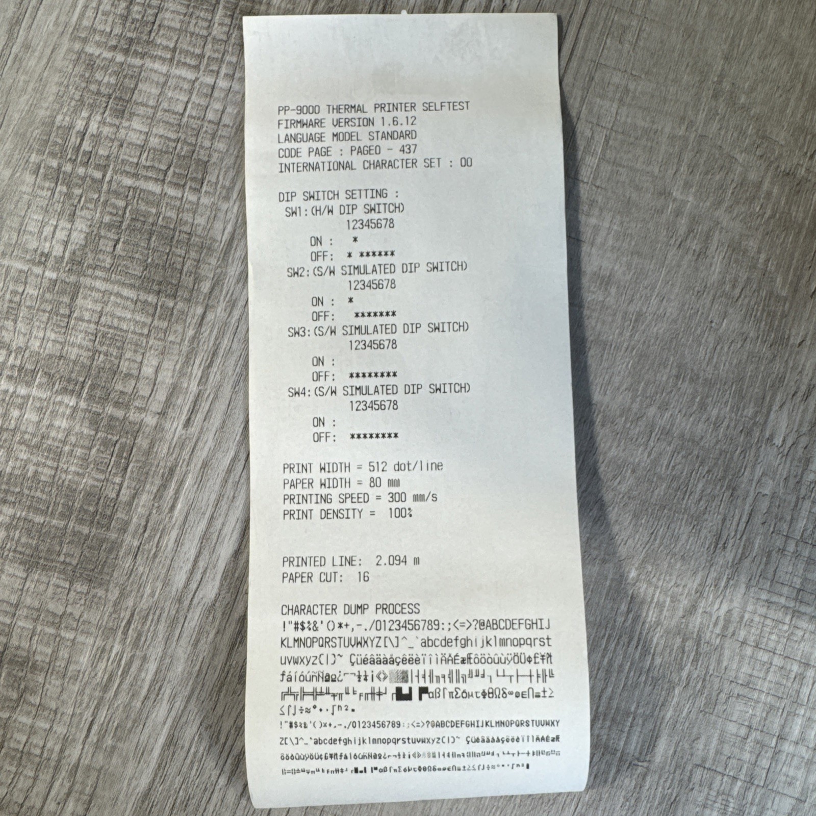 Posiflex PP-9000U USB Thermal Receipt Printer Tested Working w Power Adapter