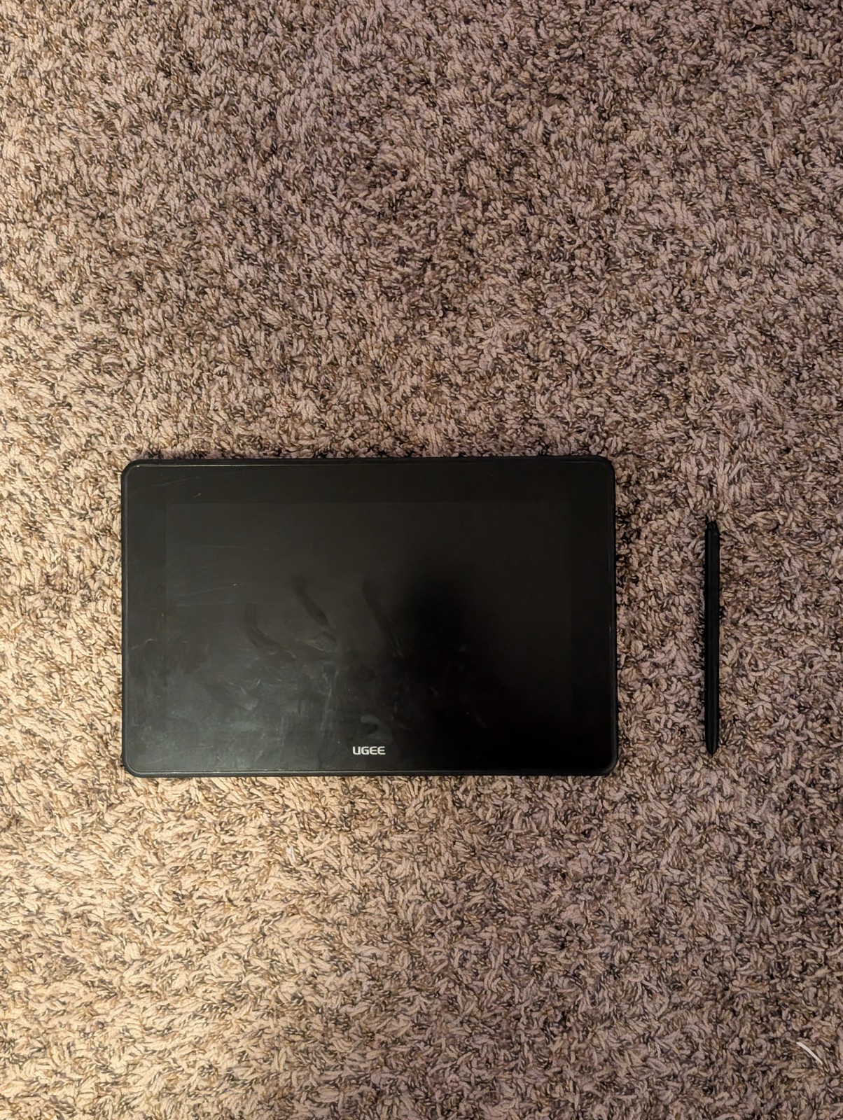 Ugee U1200 11.9" Graphics Drawing Tablet Pen Display - Bundled Cords Tested