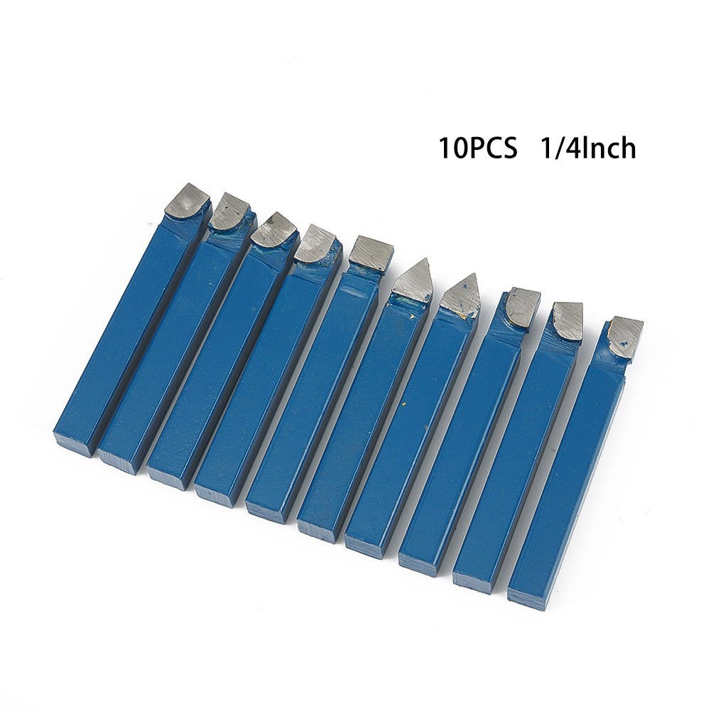 1/4" Carbide Lathe Tools Metal Tip Cutting Cutter Kit C6 Set C-6 AR4-C6 BR4-C6