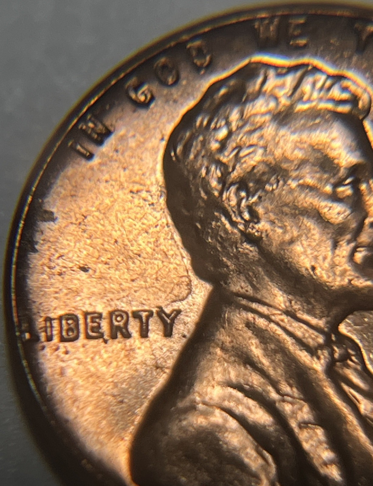 1963 D Penny Errors Strike Through Grease From Original Uncirculated Roll #1