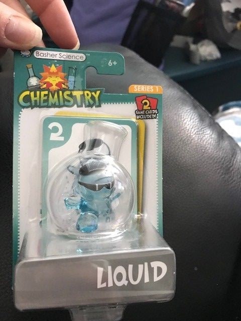 Basher Science Series 1 Chemistry Liquid Toy Figure New!!!