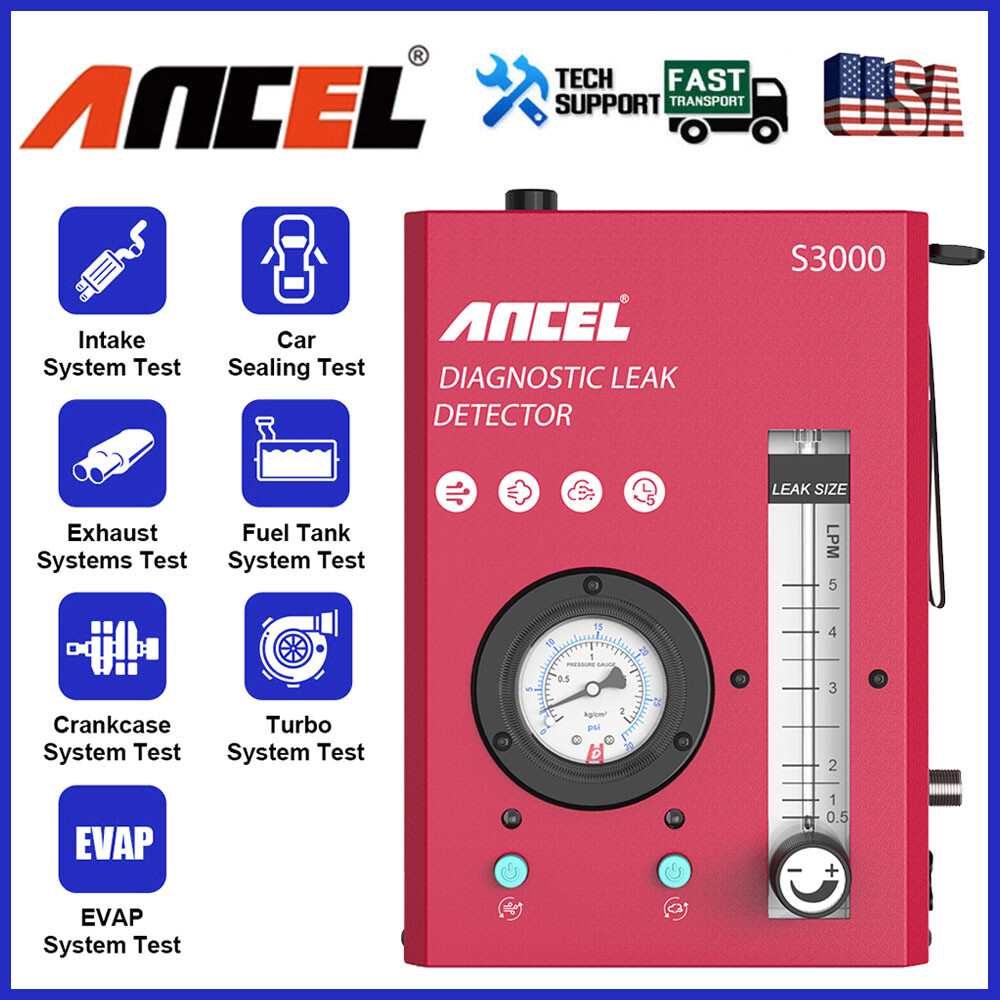 Ancel S3000 EVAP Smoke Machine Automotive Diagnostic Car Leak Detection Tester
