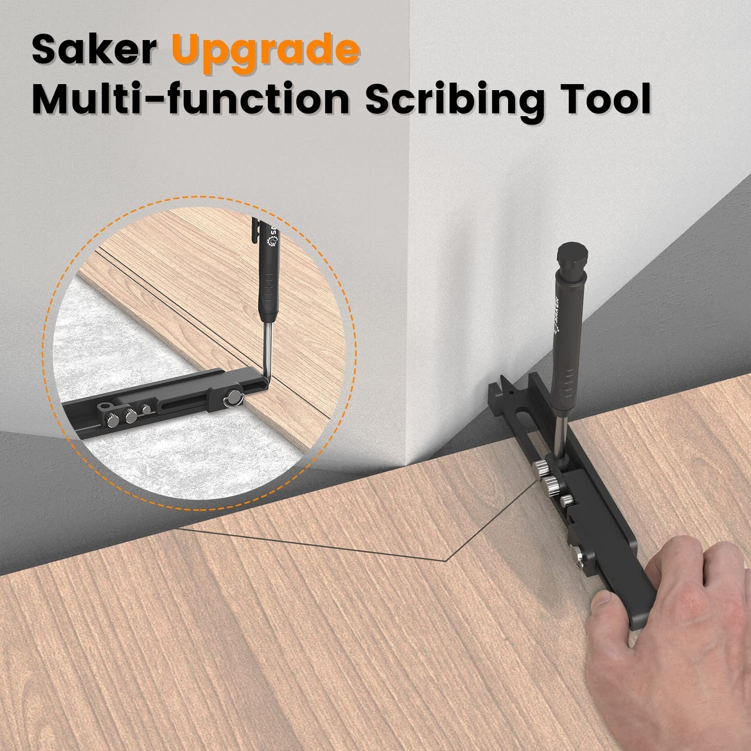 Multi-Function Scribing Tool - Aluminum Alloy Construction Pencil, Deep Hole Gau