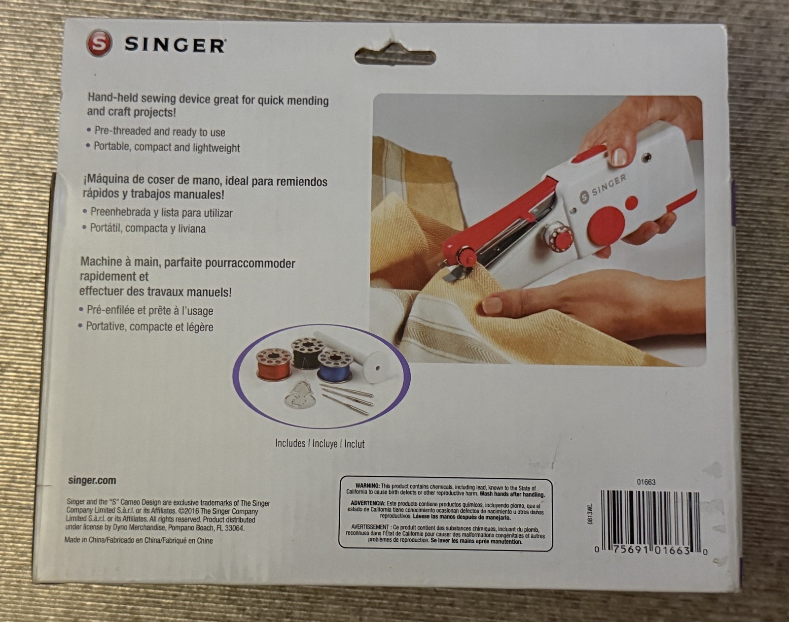 New Opened Singer Stitch Sew Quick 01663