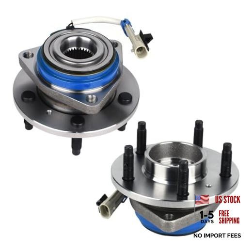513179 2pcs Front Wheel Bearing and Hub Assembly | Compatible with Cadillac