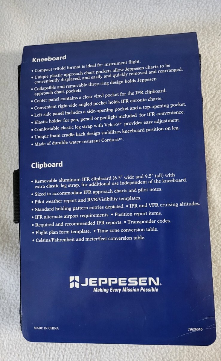 Jeppesen IFR Trifold Kneeboard