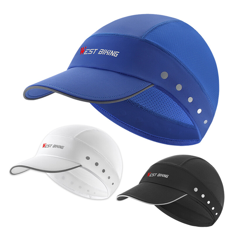 WEST BIKING Summer Cyclings Cap UV Protection Reflective Helmet Inner Hat